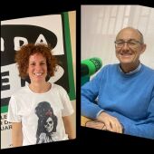 Elena Villamediana, secretaria provincial de CC. OO y Jorge Domingo Martinez senador y alcalde de Torquemada
