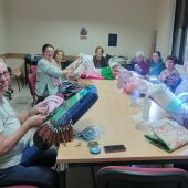 Alumnas del curso de Encaje de Bolillos de la UP