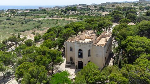 Casa la Pileta en una imagen de Dron