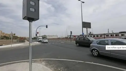 Radar instalado en la Avenida de Elche Radar instalado en la Avenida de Elche