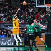 Un partido entre el Joventut de Badalona y el Dreamland Gran Canaria Un partido entre el Joventut de Badalona y el Dreamland Gran Canaria