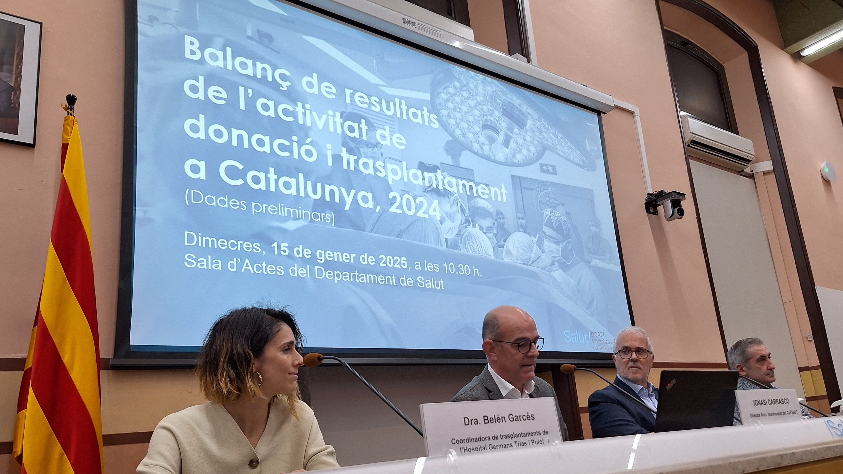 Catalunya realitza 1.344 trasplantaments el 2024, un 3,5% menys que l'any anterior Catalunya realitza 1.344 trasplantaments el 2024, un 3,5% menys que l'any anterior