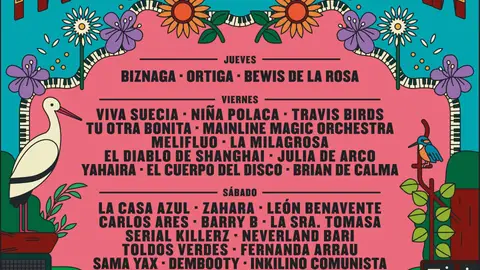 El festival Palencia Sonora presenta su cartel por días y pone a la venta este viernes las entradas para los días 6 y 7 de junio .