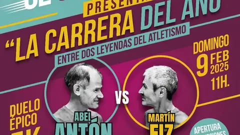 El 9 de Febrero Martín Fiz y Abel Antón corren en Logroño El 9 de Febrero Martín Fiz y Abel Antón corren en Logroño