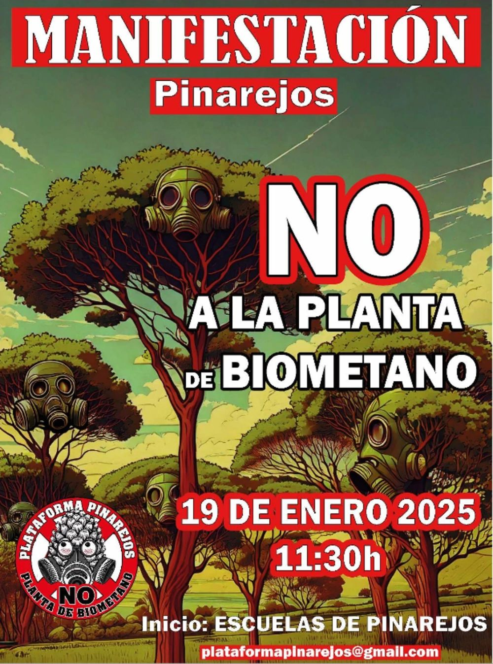 Pinarejos se moviliza contra la instalación de una planta de biometano Pinarejos se moviliza contra la instalación de una planta de biometano