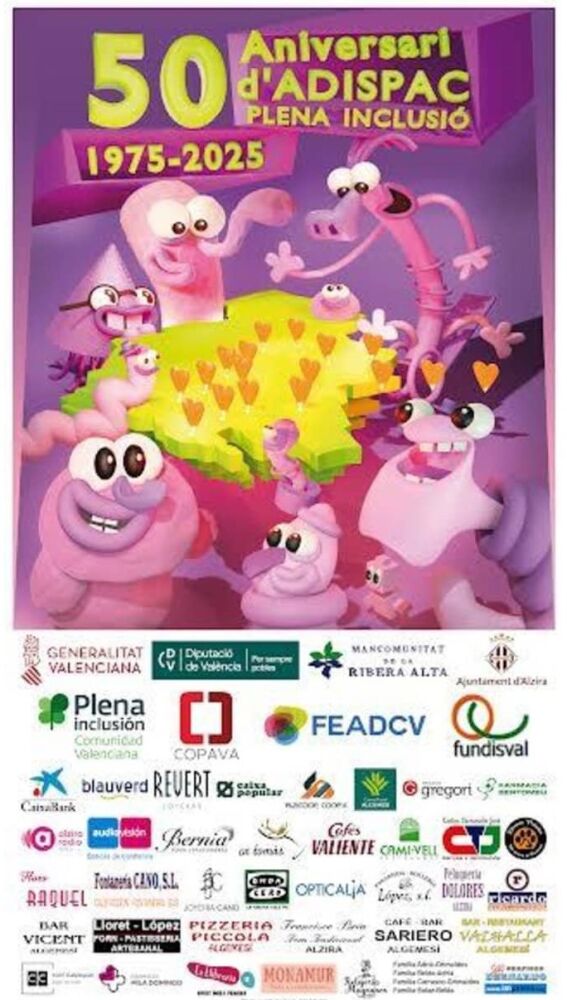 Cartel ADISPAC 50 aniversario