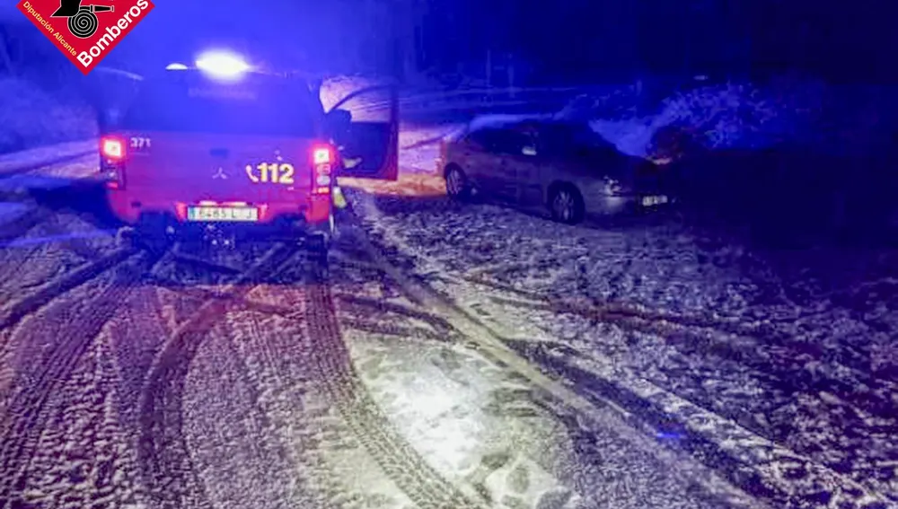 Aspecto de la carretera Onil-Banyeres Aspecto de la carretera Onil-Banyeres