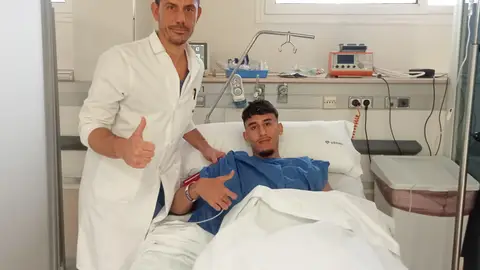 Rachad es intervenido con éxito de su lesión de menisco Rachad es intervenido con éxito de su lesión de menisco