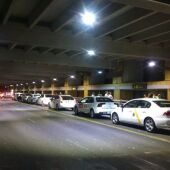 Taxis en el aeropuerto de Sevilla 