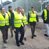 Mazón visita electrificación Tram Benidorm