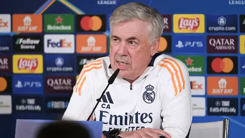 Ancelotti: Tenemos que ganar los dos partidos que quedan" Ancelotti: Tenemos que ganar los dos partidos que quedan"