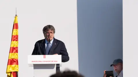 Carles Puigdemont el pasado agosto. Carles Puigdemont el pasado agosto.
