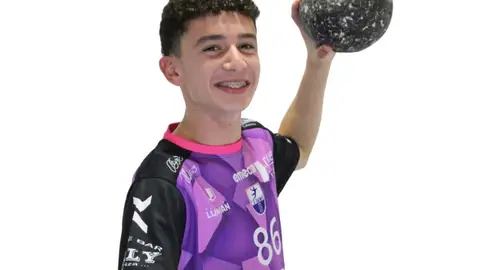 Mario Cisneros, jugador infantil del Balopal, convocado con la Selección Española .