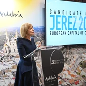 María José García Pelayo, durante la presentación en Madrid María José García Pelayo, durante la presentación en Madrid
