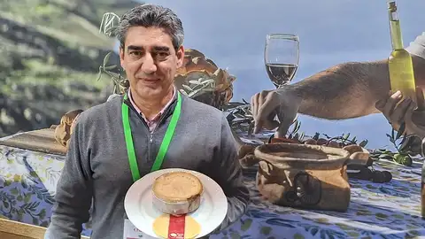 El director de la D.O.P Torta del Casar, Javier Muñoz, en el stand de Extremadura en Fitur El director de la D.O.P Torta del Casar, Javier Muñoz, en el stand de Extremadura en Fitur