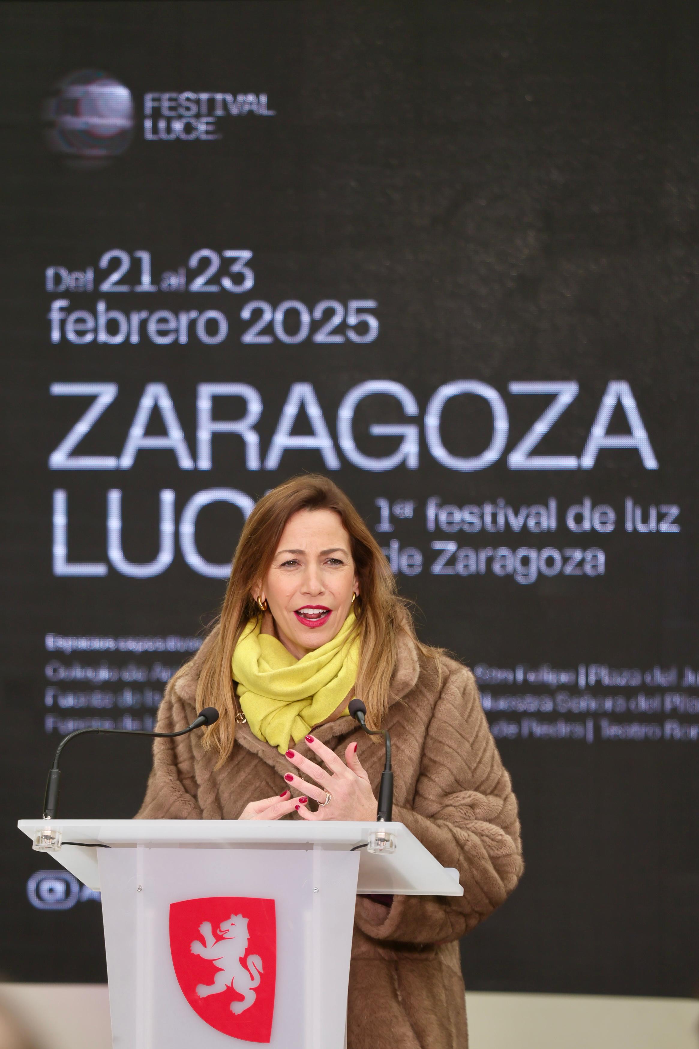 El nuevo festival Zaragoza Luce iluminará la ciudad del 21 al 23 de febrero El nuevo festival Zaragoza Luce iluminará la ciudad del 21 al 23 de febrero
