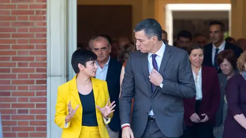 Isabel Rodríguez y Pedro Sánchez en una foto de archivo Isabel Rodríguez y Pedro Sánchez en una foto de archivo