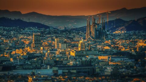 Imatge general de Barcelona amb la Sagrada Fam&iacute;lia com a element central