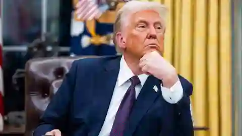 Donald Trump el pasado lunes mientras firmaba alguno de los decretos que aprobó. Donald Trump el pasado lunes mientras firmaba alguno de los decretos que aprobó.