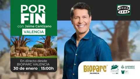 ‘Por fin’ y Jaime Cantizano emiten un programa especial desde Valencia Capital Verde Europea ‘Por fin’ y Jaime Cantizano emiten un programa especial desde Valencia Capital Verde Europea