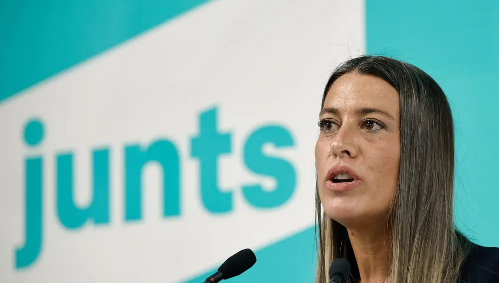 La portavoz parlamentaria de JxCat, Miriam Nogueras. La portavoz parlamentaria de JxCat, Miriam Nogueras.