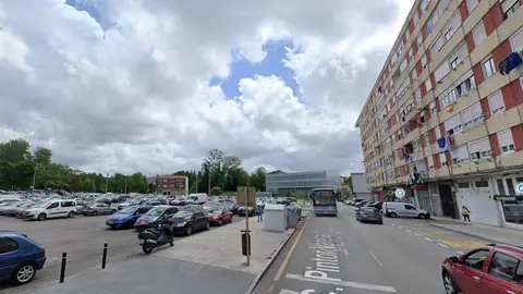 Lugar del tiroteo en el barrio de La Inmobiliaria de Torrelavega Lugar del tiroteo en el barrio de La Inmobiliaria de Torrelavega