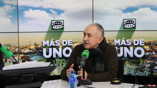 Pepe Álvarez, líder de UGT, en Más de uno/ Verónica del Castillo/ ondacero.es