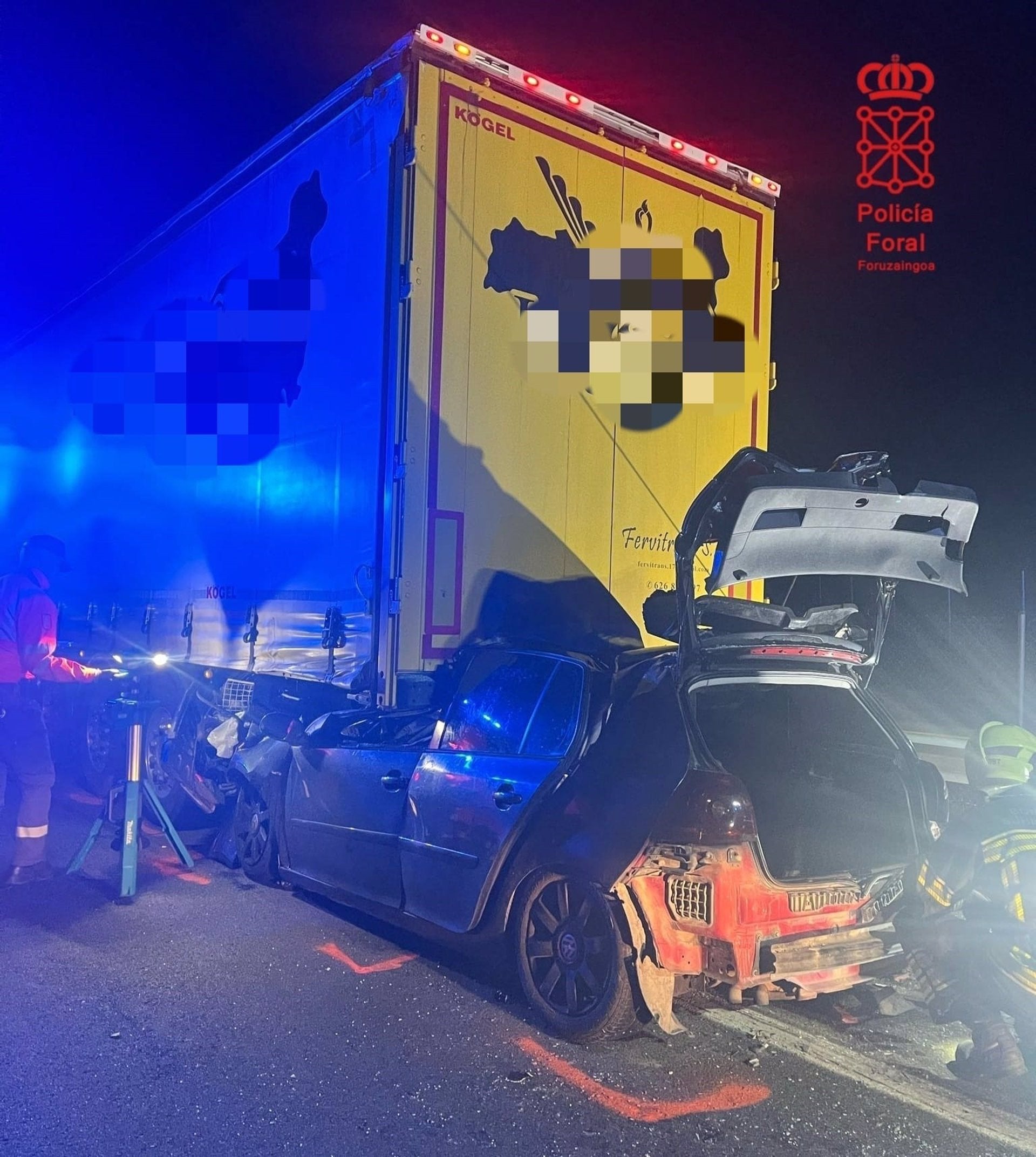 Un hombre de 21 años fallece tras chocar con un camión en la A68 en Tudela Un hombre de 21 años fallece tras chocar con un camión en la A68 en Tudela