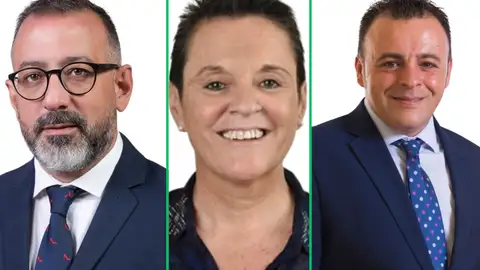 De izquierda a derecha: José Antonio Amat, Toñi Serna y Ramón Abad. De izquierda a derecha: José Antonio Amat, Toñi Serna y Ramón Abad.