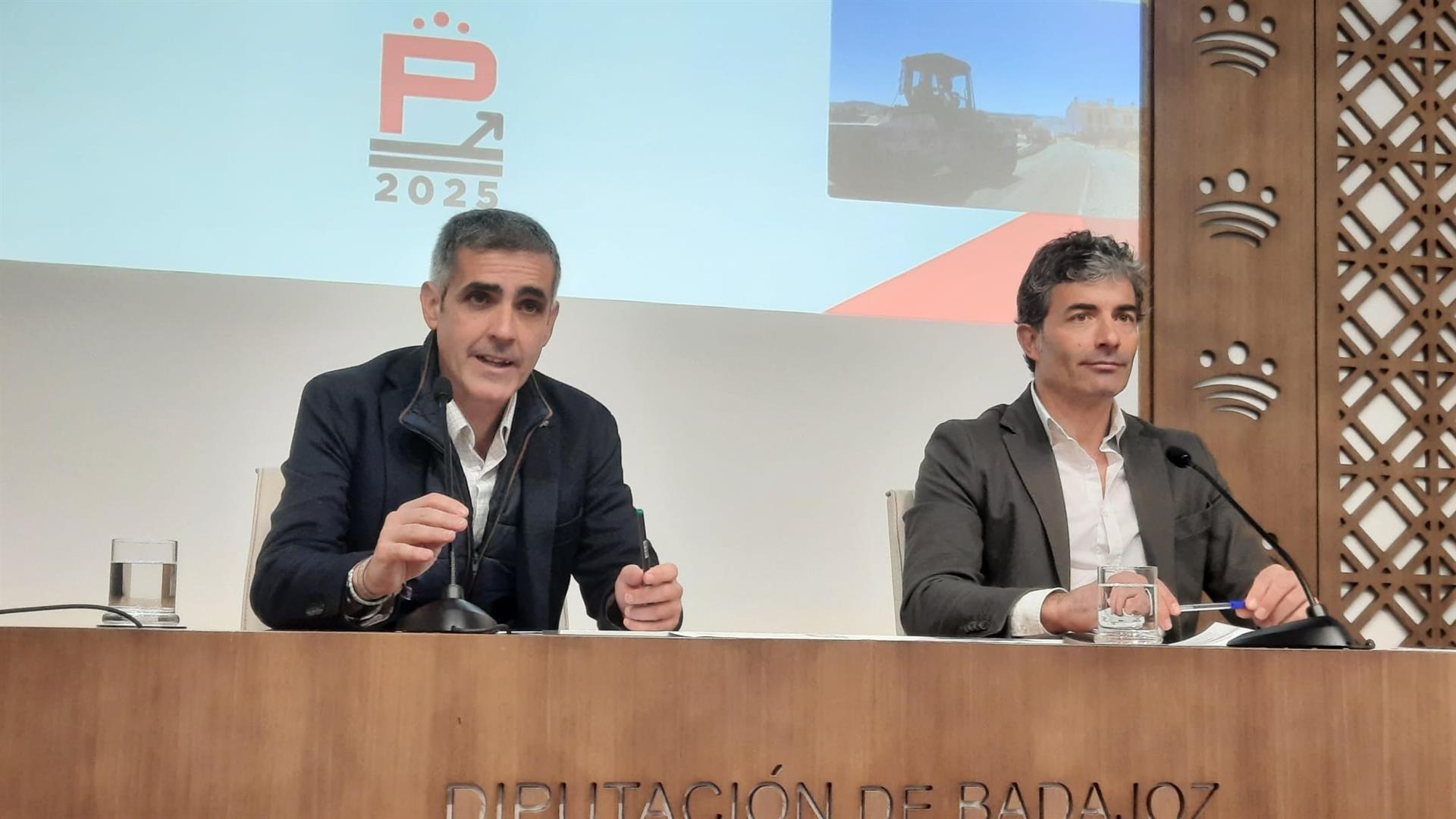 El Área de Infraestructuras de la Diputación de Badajoz presenta para 2025 más de 56 millones en inversión directa El Área de Infraestructuras de la Diputación de Badajoz presenta para 2025 más de 56 millones en inversión directa
