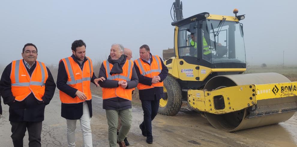 En marcha la mejora de la A-1238 entre Monzón y Binaced En marcha la mejora de la A-1238 entre Monzón y Binaced