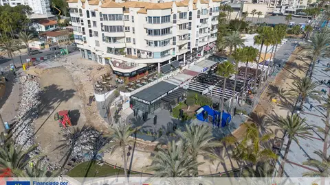 Plataforma única Alfaz foto dron Plataforma única Alfaz foto dron