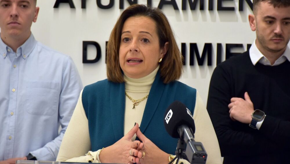 Alicia Loro durante la rueda de prensa