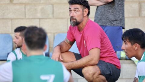 Biel Medina, entrenador del Migjorn. 