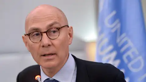 El alto comisionado de la ONU para los derechos humanos, Volker Türk, en una imagen del 16 de enero de 2025. El alto comisionado de la ONU para los derechos humanos, Volker Türk, en una imagen del 16 de enero de 2025.