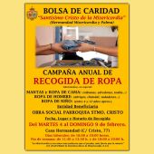Bolsa de Caridad de la Hermandad del Santísimo Cristo - Recogida de Ropa