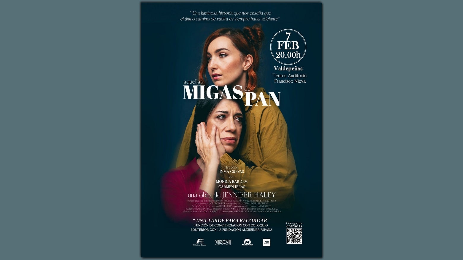 Fundación Alzheimer España nos invita a disfrutar de "Aquellas Migas de Pan" Fundación Alzheimer España nos invita a disfrutar de "Aquellas Migas de Pan"