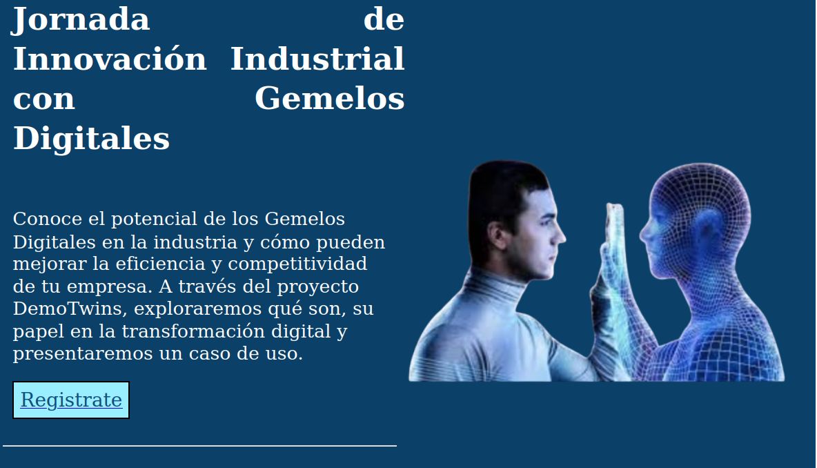 La Junta organiza la Jornada de Innovación con Gemelos Digitales para la transformación de procesos industriales La Junta organiza la Jornada de Innovación con Gemelos Digitales para la transformación de procesos industriales