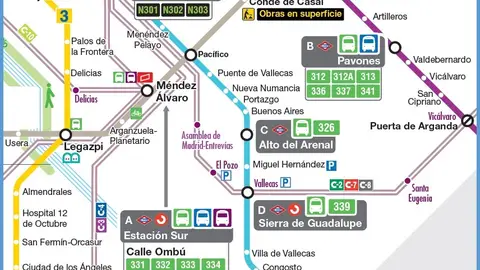 Plan de movilidad por las obras del Intercambiador en Conde de Casal Plan de movilidad por las obras del Intercambiador en Conde de Casal
