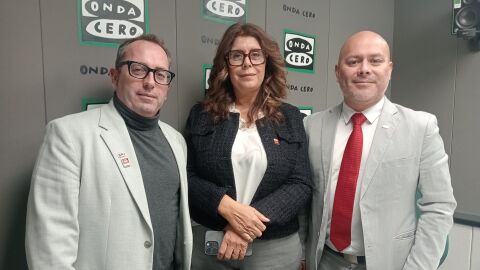 Saul Viciano, Alejandra Plescia y Daniel Chirinos en Onda Cero Castell&oacute;n.