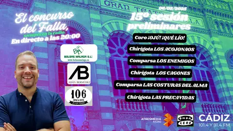 Orden de actuación de la sesión Orden de actuación de la sesión