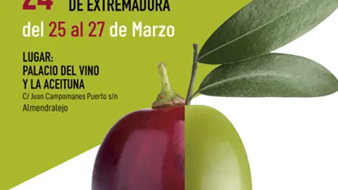 El Salón del Vino y la Aceituna de Almendralejo adelanta un día su celebración, y tendrá lugar del 25 al 27 de marzo El Salón del Vino y la Aceituna de Almendralejo adelanta un día su celebración, y tendrá lugar del 25 al 27 de marzo