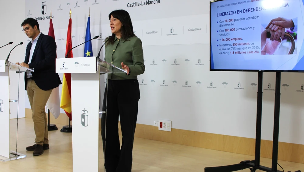 Fernández y Díaz-Cano durante la rueda de prensa Fernández y Díaz-Cano durante la rueda de prensa