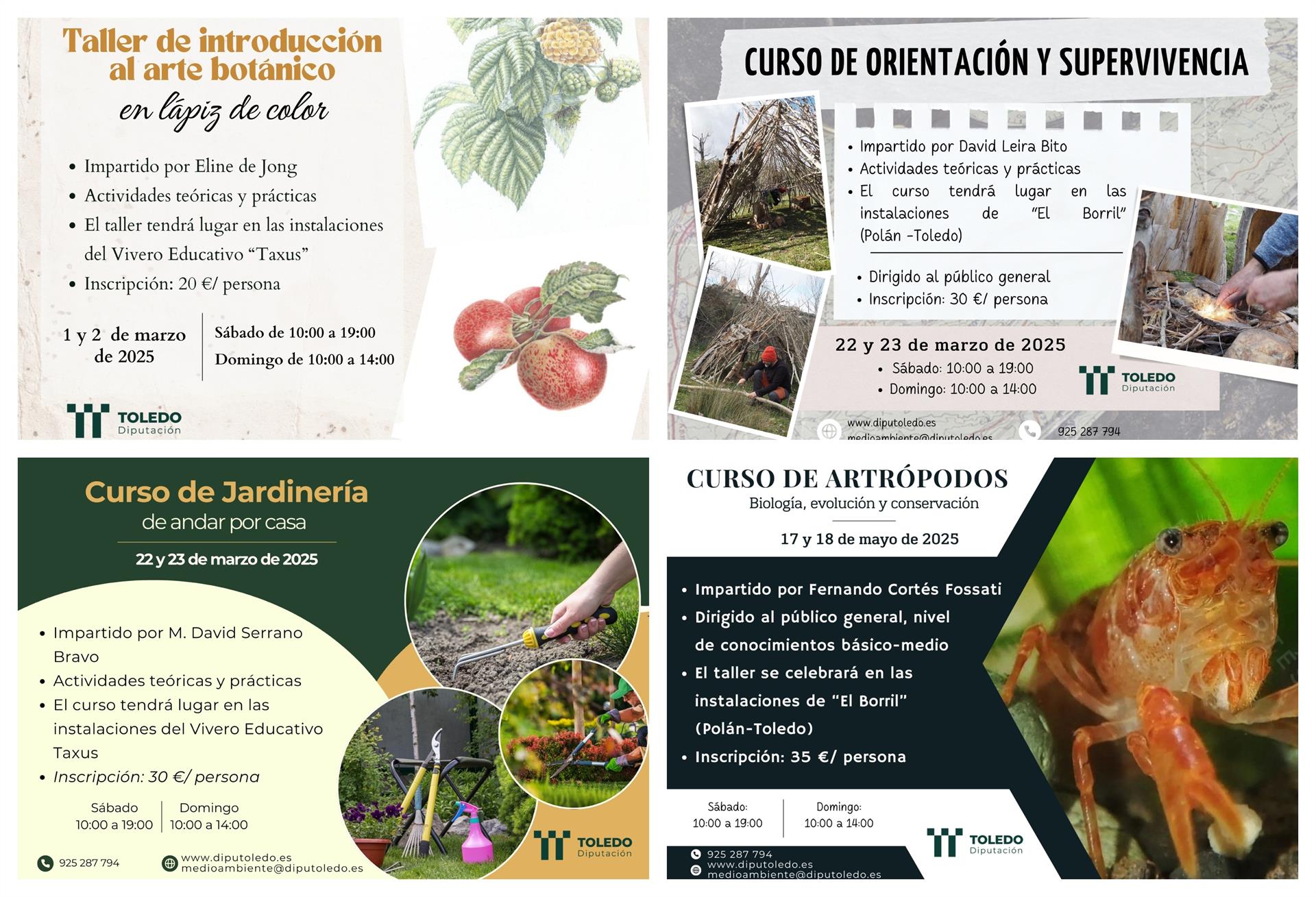 Diputación lanza cursos sobre sensibilización ambiental Diputación lanza cursos sobre sensibilización ambiental