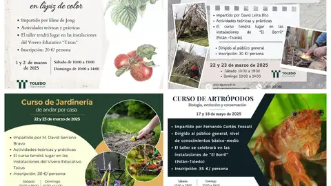 Diputación lanza cursos sobre sensibilización ambiental Diputación lanza cursos sobre sensibilización ambiental