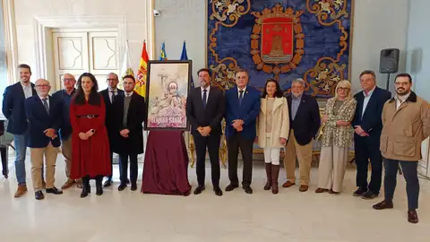 Representantes del Ayuntamiento y de la Junta Mayor de Hermandades y Cofradías de Semana Santa Representantes del Ayuntamiento y de la Junta Mayor de Hermandades y Cofradías de Semana Santa