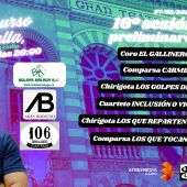 COAC 2025: quién actúa hoy 7 de febrero en la sesión de preliminares del Carnaval de Cádiz