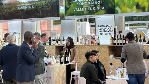 Stand de Aragón en Barcelona Wine Week Stand de Aragón en Barcelona Wine Week