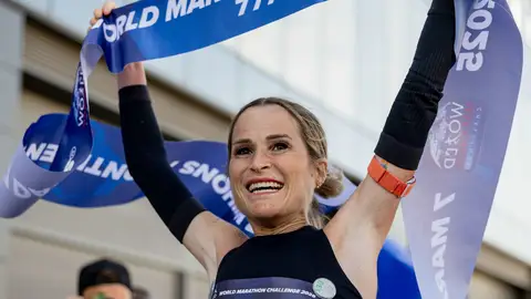 La atleta navarra Estefanía Unzu (en la imagen), más conocida como Verdeliss Quién es Verdeliss, la madre de 8 hijos que ha corrido 7 maratones en 7 días