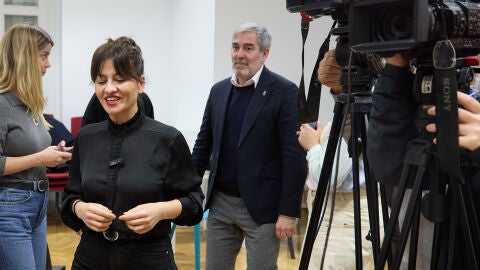 Sira Rego, Ministra de Infancia y Juventud y Fernando Clavijo, Presidente del Gobierno de Canarias